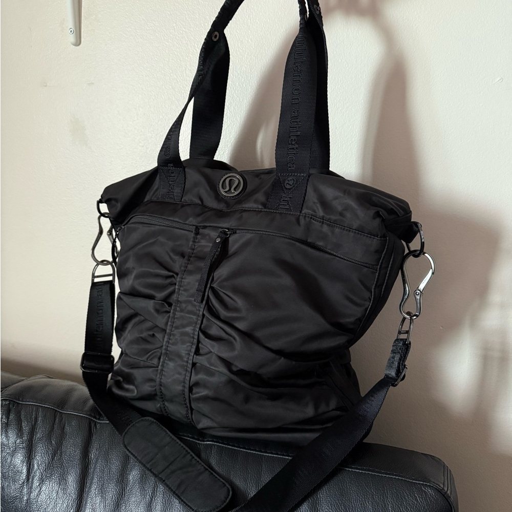 Lululemon Black Tote Bag